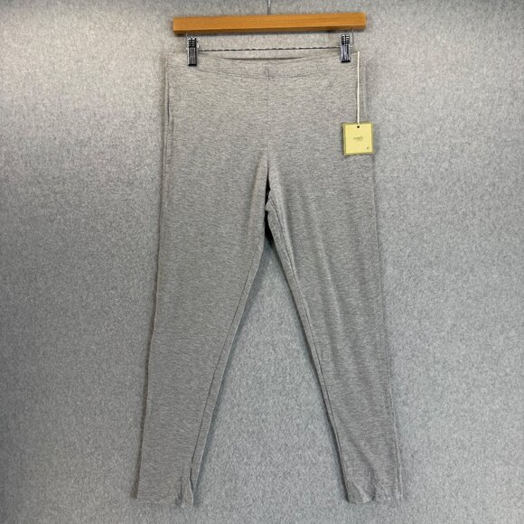 Comfy USA Womens Gray Leggings Modal Blend Elastic‎ Waist Pants Size Medium NWT - Picture 1 of 12